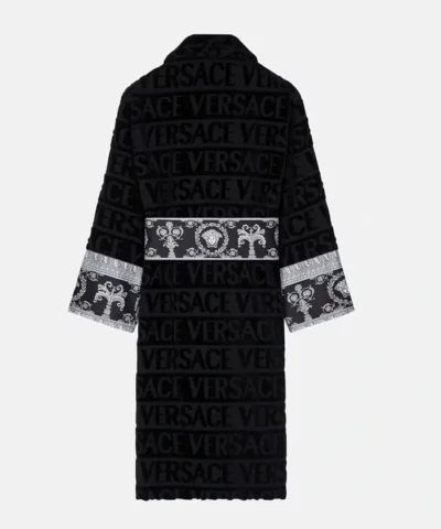Ken Koepp Black And White Versace Bathrobe