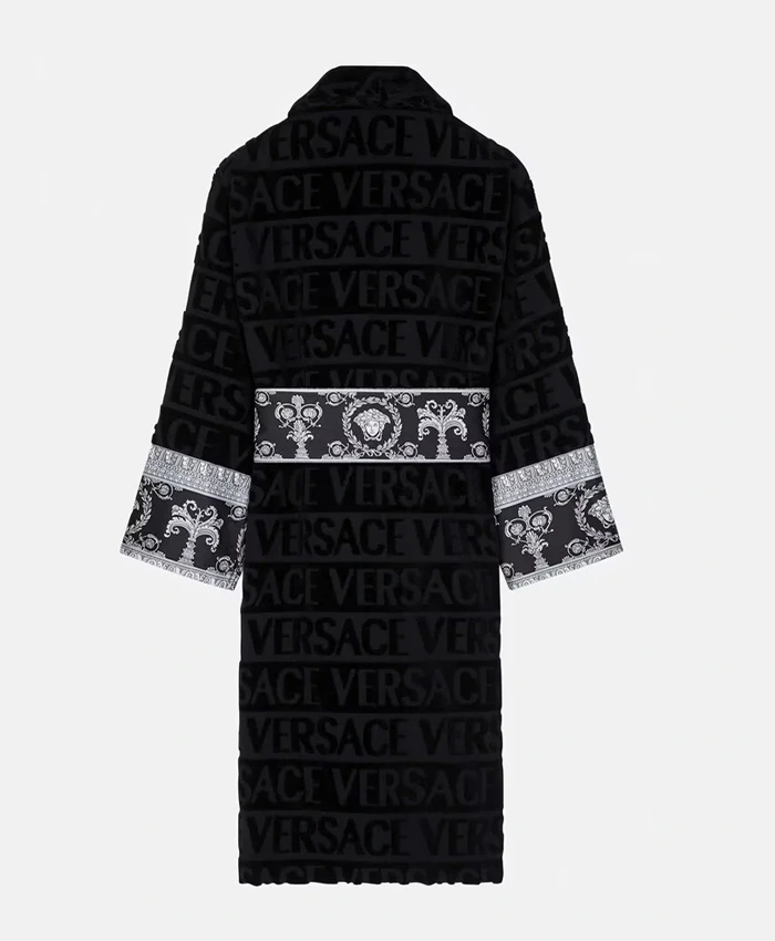 Ken Koepp Black And White Versace Bathrobe
