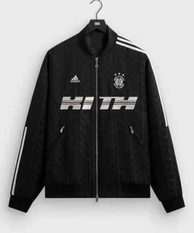 Kith x Messi x Adidas Football Black Jacket