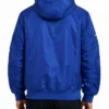 LA Dodgers Historic L-2B Hooded Bomber Jacket Back