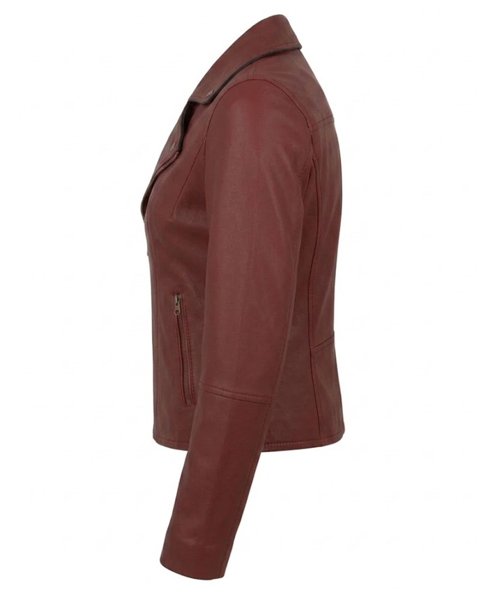 Leather Asymmetrical Jacket For Sale