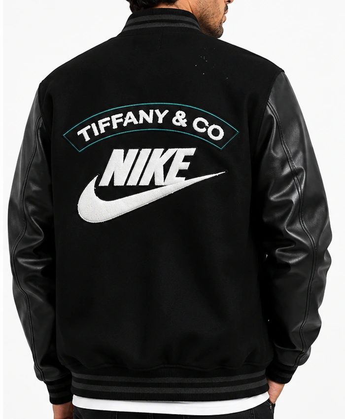Lebron James Collaboration of Tiffany and Co X Nike Jacket Back