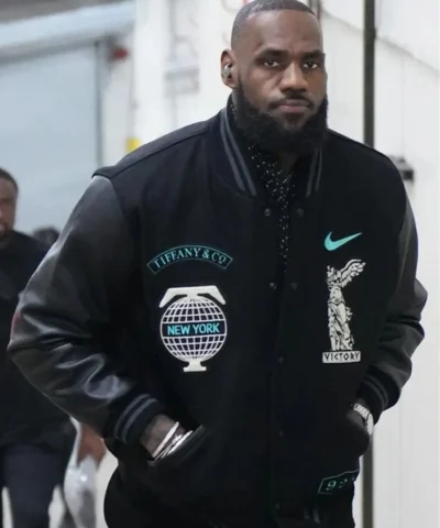 Lebron James of Tiffany and Co X Nike Jacket Back