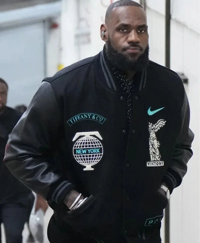 Lebron James of Tiffany and Co X Nike Jacket Back