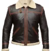 Leon Kennedy Resident Evil 4 Shearling Jacket