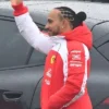 Lewis Hamilton Ferrari F1 SF 26 2026 Red and White Jacket