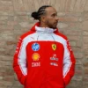 Lewis Hamilton Ferrari F1 SF 26 2026 Red and White Racing Jacket For Sale