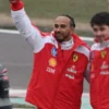 Lewis Hamilton Ferrari F1 SF 26 Red and White Racing Jacket