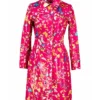 Lexi Minetree TV Series Elle Season 1 2026 Butterfly Pink Printed Coat 