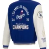 Los Angeles Dodgers 2025 World Series Champions Varsity Jacket Back