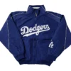 Los Angeles Dodgers Vintage Bomber Zip Jacket For Sale