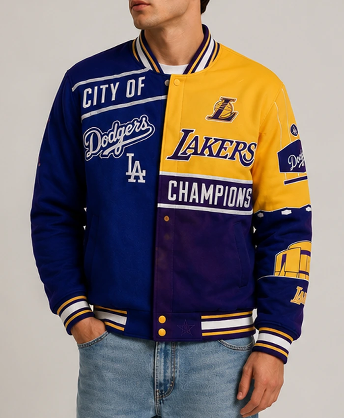Los Angeles Lakers and Dodgers City of Champions Jacket