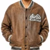 Love Island UK S13 Samraj Toor Leather Jacket Front