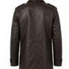 M65 Field Full-Snap and Zipper Brown Real Leather Jacket