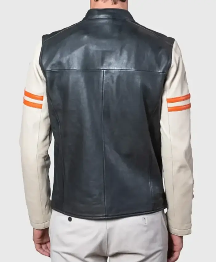 Mans Karl 24H Leather Jacket Back