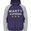 Marty Supreme Anthony Edwards Jacket Front