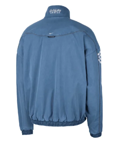 Mens 2026 Nike Blue Standard Issue On Court Full Zip Game Jacket