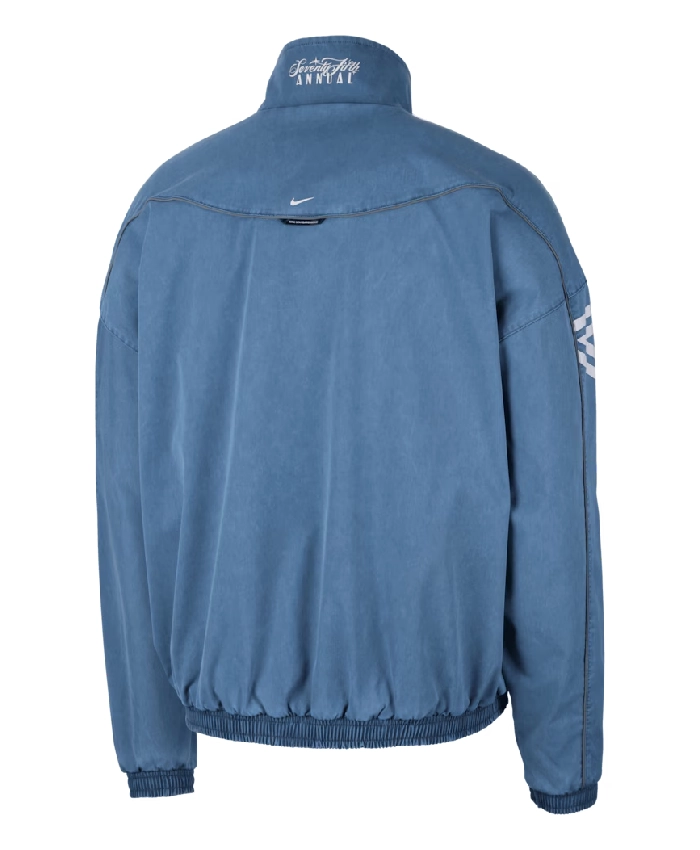 Mens 2026 Nike Blue Standard Issue On Court Full Zip Game Jacket