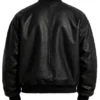 Mens Black Baggy Style Bomber Jacket