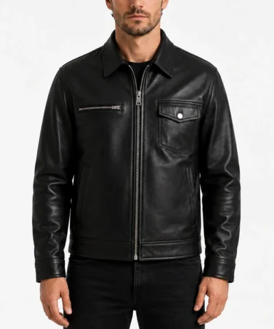 Black Highwayman Jacket for Mens