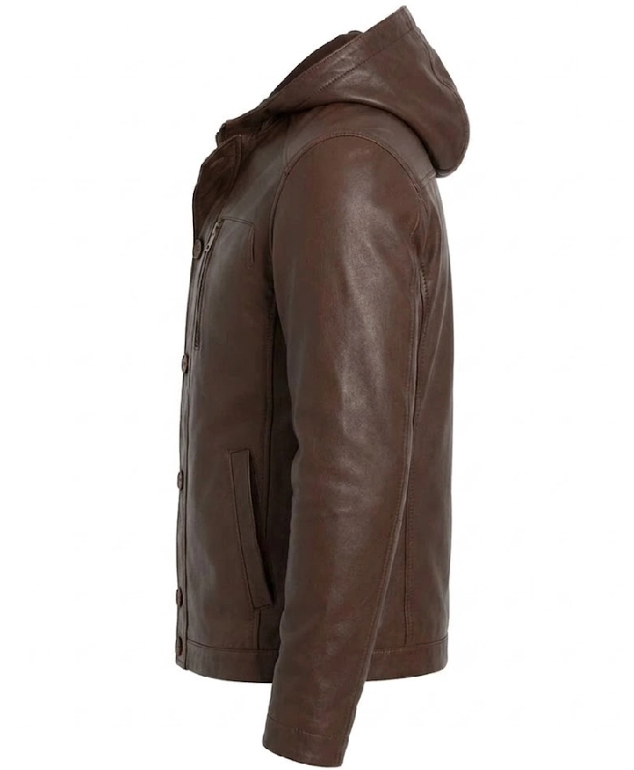 Mens Brown Leather Jacket