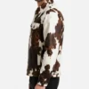Mens Classic Chest Pocket Cowhide Leather Jacket