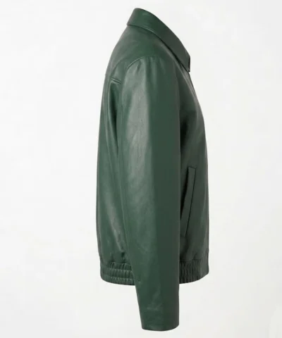 Mens Dark Green Bomber Jacket