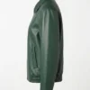 Mens Dark Green Leather Jacket