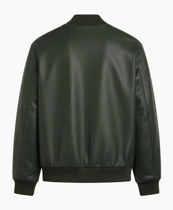 Mens Green Bomber Jacket