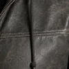 Mens Hooded Leather Jacket