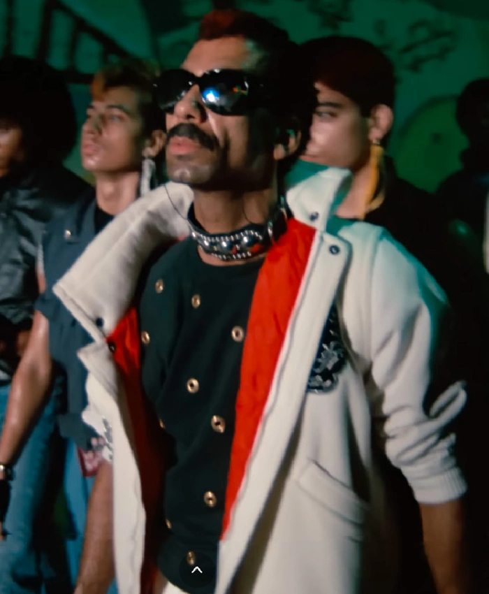 Michael Peters Beat It Dragon White Jacket