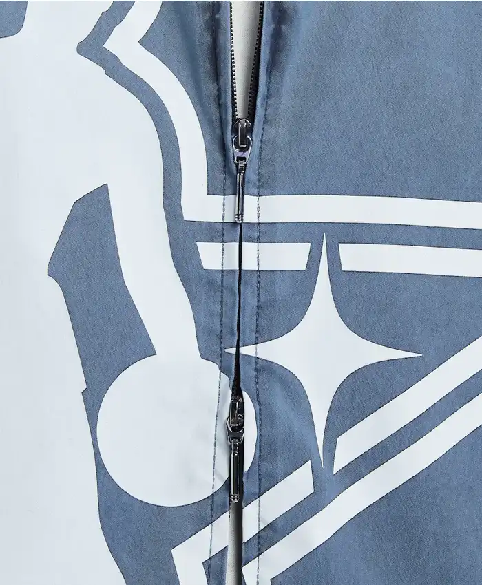 NBA All Star Game Nike Blue Standard Issue On Court Full Zip Game Jacket