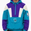 NBA Charlotte Hornets 90s Hooded Jacket Front