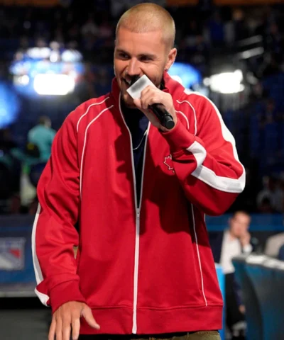 Justin Bieber 2026 NHL Draft Maple Leafs Jacket
