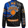 NY Knicks 2026 NBA Champions Leather Jacket Back