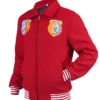 NYC 2026 BTS Kim Taehyung Red Jacket Front 1