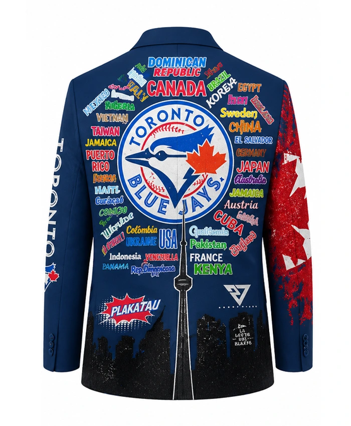 Nathan Lukes Toronto Blue Jays 2025 Home Run Blue Blazer