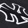 Ness Reasonable Doubt Jay Z30 x NY Yankees Black Full Snap Varsity Jacket