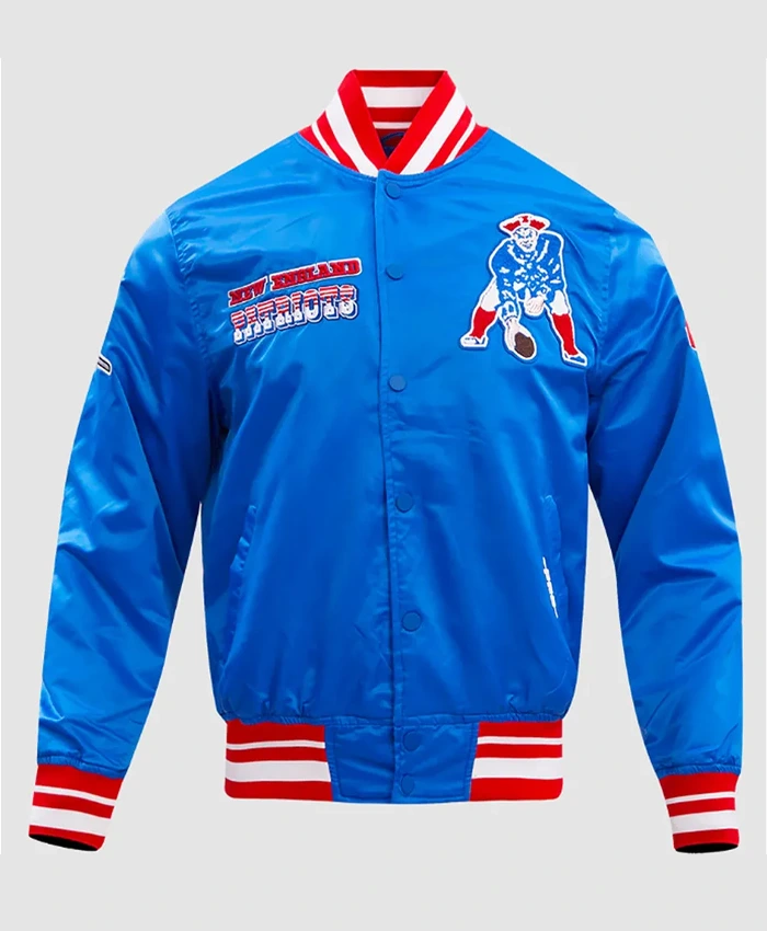 New England Patriots Retro Classic Rib Jacket