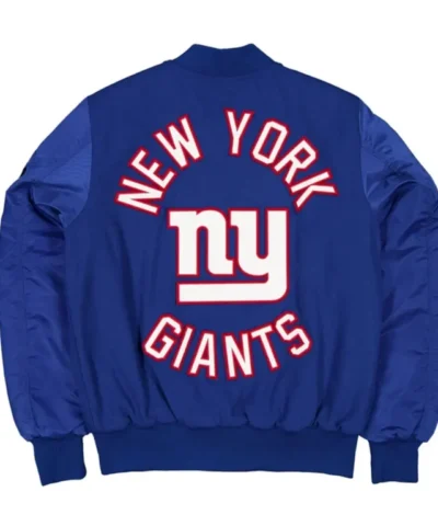 New York Giants MA 1 Historic Varsity Jacket On Sale