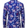 New York Giants Printed Blazer Back