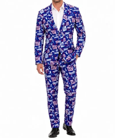 New York Giants Printed Suit Front