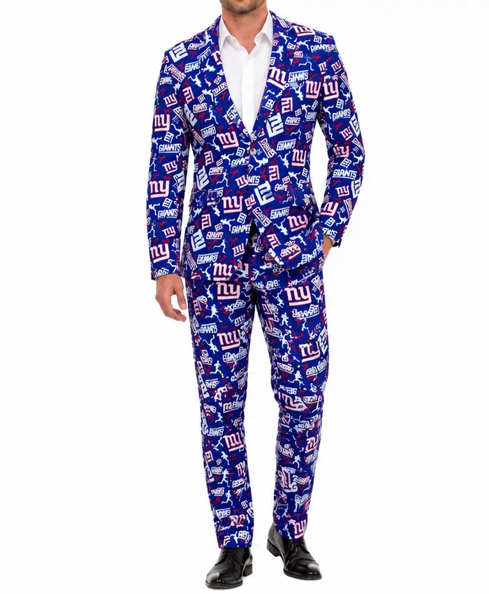 New York Giants Printed Suit Front