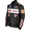 New York Knicks Leather Jacket Black