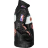 New York Knicks Leather Jacket For Black