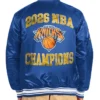 New York Knicks Starter 2026 Varsity Jacket Back