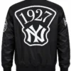 New York Yankees Murderers Row Big Logo Black Full Snap Jacket