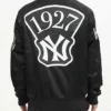 New York Yankees Murderers Row Big Logo Black Satin Jacket