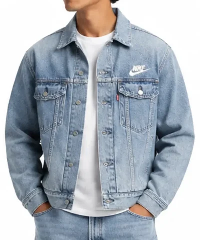 Nike Denim Trucker Jacket Front