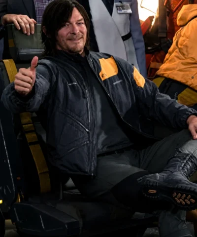 Norman Reedus Death Stranding 2 On the Beach Black Jacket For Sale